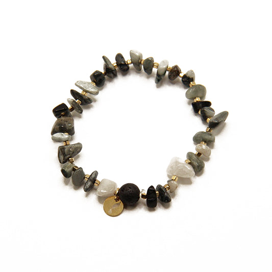Grey Chip Bead Bracelet (EU)
